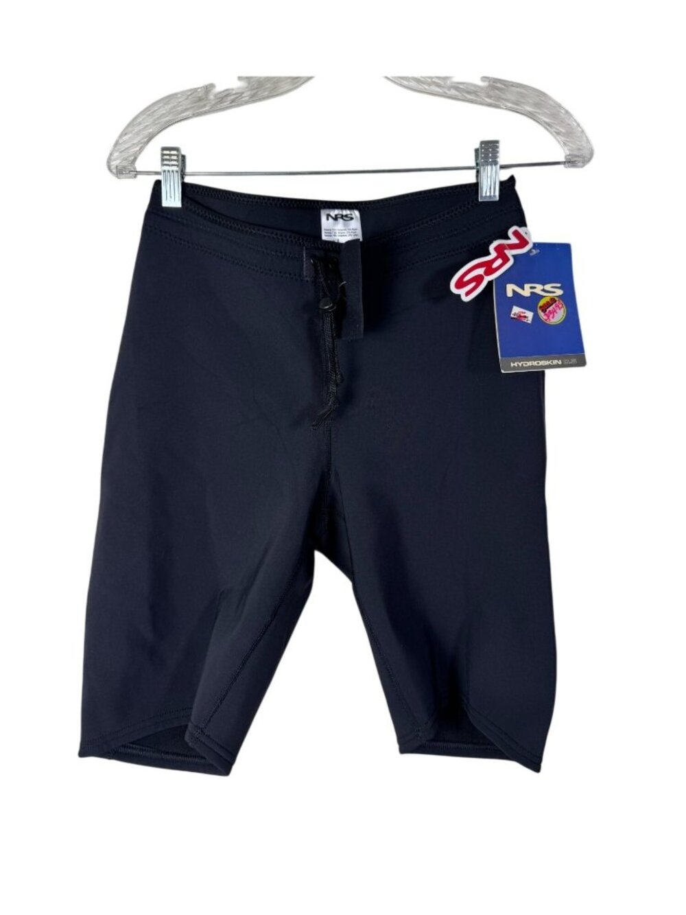 NEW NRS Mens HydroSkin Black Shorts Size Large Water Sports Wear Surf Beah
